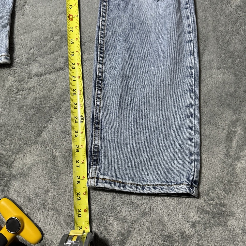 Levis 511 Jeans Men 32x30 Blue Slim Fit Pants Light Wash Denim Distress Hipster - Picture 10 of 11